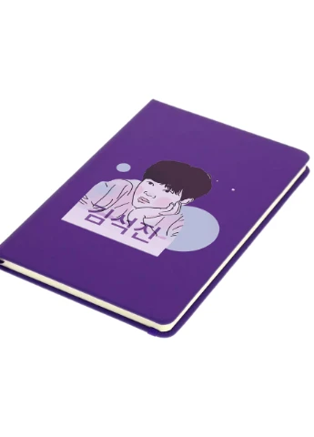 Блокнот А5 Кім Сокчін БТС ( Kim Seok Jin BTS) Фіолетовий (92228-3259-PU) MobiPrint (257323536)