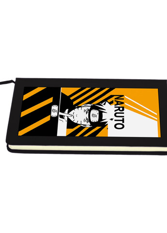 Блокнот А5 Наруто Узумаки (Naruto Uzumaki) Черный (92228-3041-BK) MobiPrint (257325143)