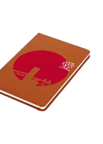 Блокнот А5 Японія (Japan art Minimalism) Помаранчевий (92228-3333-OG) MobiPrint (257327323)