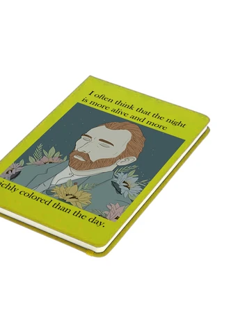 Блокнот А5 Вінсент Ван Гог (Vincent van Gogh) Салатовий (92228-2962-LM) MobiPrint (257327814)