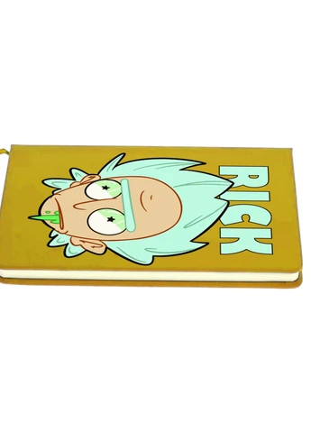 Блокнот А5 Рик Санчез и Бендер Рик и Морти (Bender Rick and Morty) Желтый (92228-2942-SY) MobiPrint (257328323)