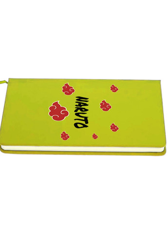 Блокнот А5 Облако Акацуки Наруто ( Akatsuki Naruto) Салатовый (92228-3053-LM) MobiPrint (257325397)