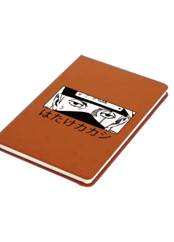 Блокнот А5 Какаши Хатаке Наруто (Hatake Kakashi Naruto) Оранжевый (92228-3339-OG) MobiPrint (257323887)