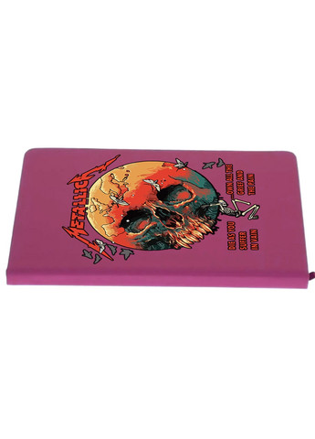 Блокнот А5 Металлика (Metallica) Малиновый (92228-2982-FU) MobiPrint (257326001)