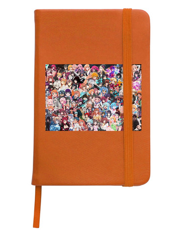 Блокнот А5 Аниме (Anime) Оранжевый (92228-3108-OG) MobiPrint (257328619)