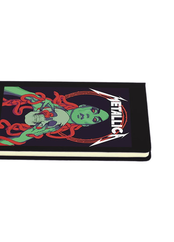 Блокнот А5 Металіка (Metallica) Чорний (92228-2983-BK) MobiPrint (257325921)