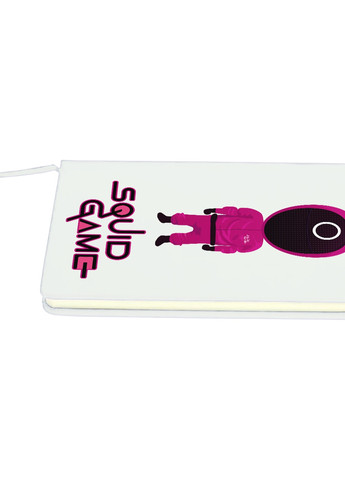 Блокнот А5 Коло Робочий солдат Гра в кальмара (Squid Game) Білий (92228-3358-WT) MobiPrint (257326303)