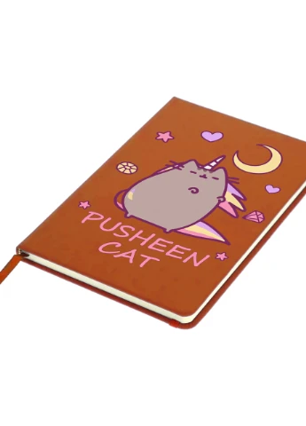 Блокнот А5 Кот Пушин (Pusheen Cat) Оранжевый (92228-3350-OG) MobiPrint (257327583)