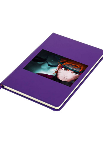 Блокнот А5 Наруто Узумаки (Naruto Uzumaki) Фиолетовый (92228-3085-PU) MobiPrint (257328832)