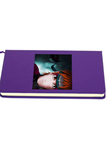 Блокнот А5 Наруто Узумаки (Naruto Uzumaki) Фиолетовый (92228-3085-PU) MobiPrint (257328832)
