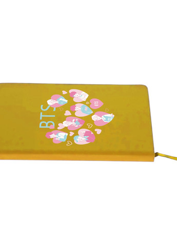 Блокнот А5 БТС (BTS) Желтый (92228-3263-SY) MobiPrint (257321366)