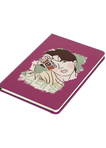 Блокнот А5 Кім Тхехен БТС (Kim Tae-hyung BTS) Малиновий (92228-3262-FU) MobiPrint (257326160)