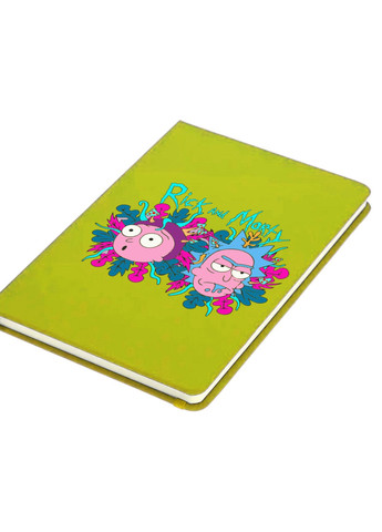 Блокнот А5 Рік Санчез Рік та Морті (Rick Sanchez Rick and Morty) Салатовий (92228-2947-LM) MobiPrint (257323822)
