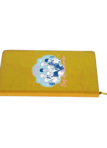 Блокнот А5 БТС (BTS) Жовтий (92228-3266-SY) MobiPrint (257322691)