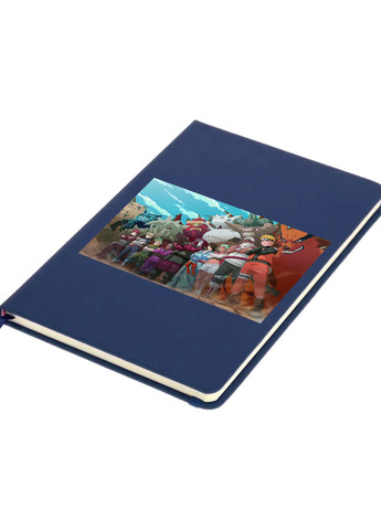 Блокнот А5 Наруто (Naruto) Темно-синій (92228-3104-NB) MobiPrint (257324714)