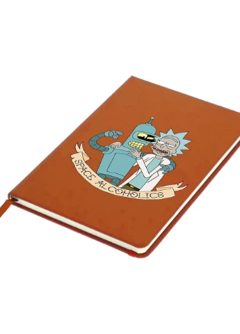 Блокнот А5 Рік Санчез Рік та Морті (Rick Sanchez Rick and Morty) Помаранчевий (92228-2943-OG) MobiPrint (257328869)