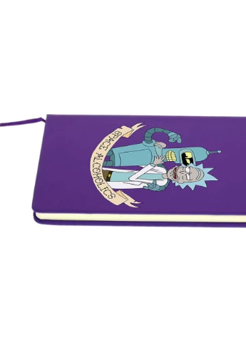 Блокнот А5 Рик Санчез Рик и Морти (Rick Sanchez Rick and Morty) Фиолетовый (92228-2943-PU) MobiPrint (257323351)