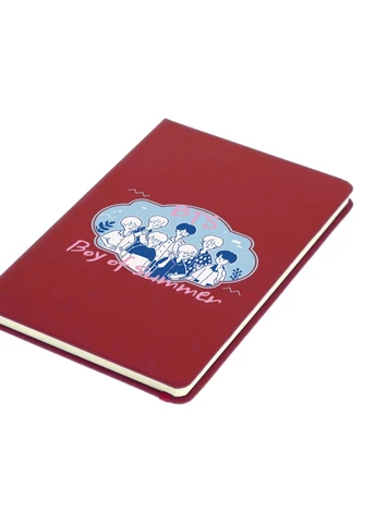 Блокнот А5 БТС (BTS) Красный (92228-3266-RD) MobiPrint (257321682)