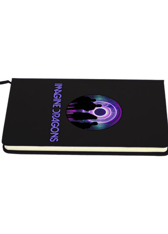 Блокнот А5 Имеджин Драгонс (Imagine Dragons) Черный (92228-2979-BK) MobiPrint (257323575)