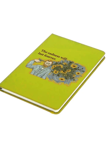 Блокнот А5 Вінсент Ван Гог (Vincent van Gogh) Салатовий (92228-2955-LM) MobiPrint (257327738)