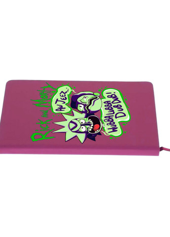Блокнот А5 Рик Санчез Рик и Морти (Rick Sanchez Rick and Morty) Малиновый (92228-2937-FU) MobiPrint (257328274)