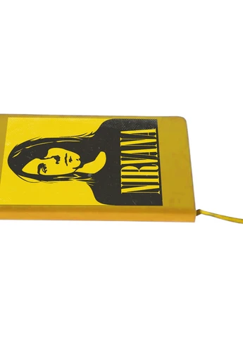 Блокнот А5 Курт Кобейн Нирвана (Kurt Cobain Nirvana) Желтый (92228-2970-SY) MobiPrint (257321418)