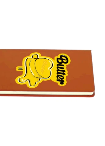 Блокнот А5 БТС (BTS) Оранжевый (92228-3269-OG) MobiPrint (257324105)