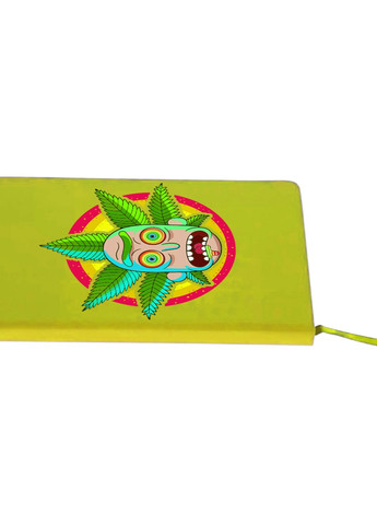 Блокнот А5 Рік Санчез Рік та Морті (Rick Sanchez Rick and Morty) Салатовий (92228-2933-LM) MobiPrint (257321851)