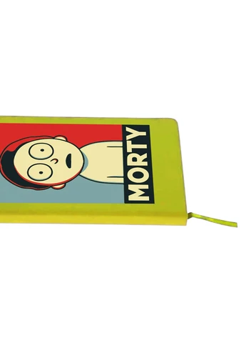 Блокнот А5 Рік Санчез Рік та Морті (Rick Sanchez Rick and Morty) Салатовий (92228-2931-LM) MobiPrint (257326415)