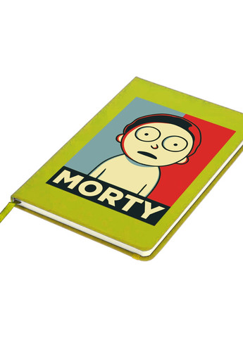 Блокнот А5 Рік Санчез Рік та Морті (Rick Sanchez Rick and Morty) Салатовий (92228-2931-LM) MobiPrint (257326415)