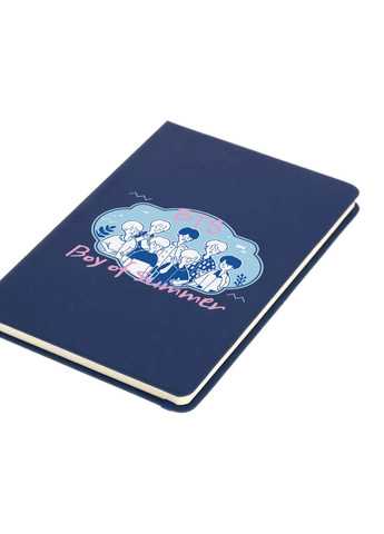 Блокнот А5 БТС (BTS) Темно-синий (92228-3266-NB) MobiPrint (257325216)