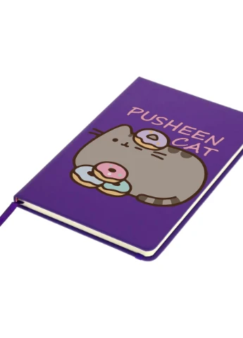 Блокнот А5 Кіт Пушин (Pusheen Cat) Фіолетовий (92228-3346-PU) MobiPrint (257325794)