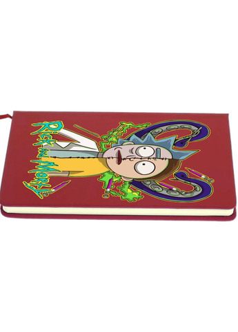 Блокнот А5 Рік Санчез Рік та Морті (Rick Sanchez Rick and Morty) Червоний (92228-2935-RD) MobiPrint (257322176)
