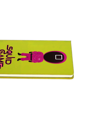 Блокнот А5 Квадрат Офіцер Гра в кальмара (Squid Game) Салатовий (92228-3360-LM) MobiPrint (257323980)