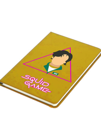 Блокнот А5 Ли Чжунг-Чжае эс Сонг ги–хун Игра в кальмара (Squid Game) Желтый (92228-3356-SY) MobiPrint (257325827)