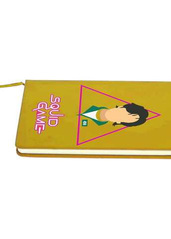 Блокнот А5 Ли Чжунг-Чжае эс Сонг ги–хун Игра в кальмара (Squid Game) Желтый (92228-3356-SY) MobiPrint (257325827)