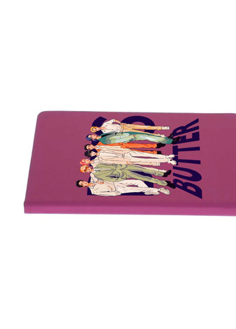 Блокнот А5 БТС (BTS) Малиновий (92228-3271-FU) MobiPrint (257328897)