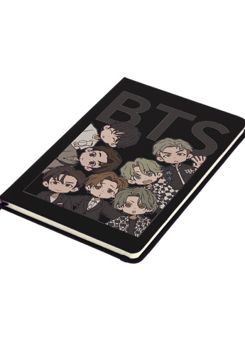 Блокнот А5 БТС (BTS) Чорний (92228-3275-BK) MobiPrint (257325279)