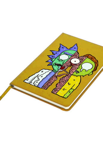 Блокнот А5 Рік Санчез Рік та Морті (Rick Sanchez Rick and Morty) Жовтий (92228-2940-SY) MobiPrint (257322001)