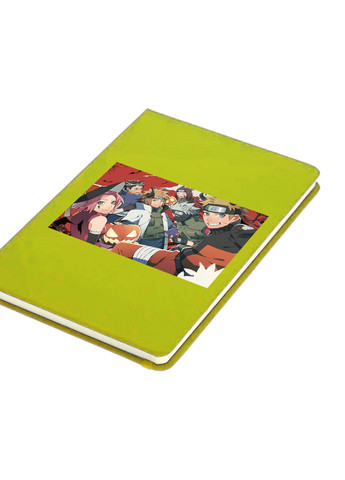 Блокнот А5 Наруто (Naruto) Салатовий (92228-3102-LM) MobiPrint (257322762)