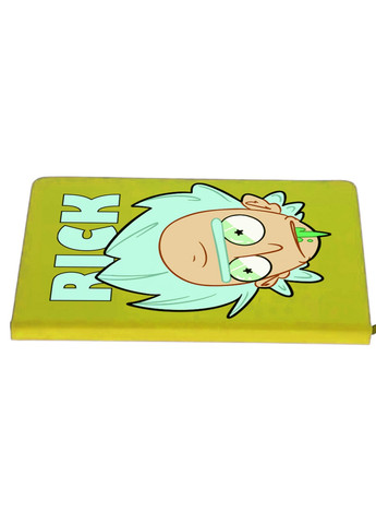 Блокнот А5 Рік Санчез та Бендер Рік та Морті (Bender Rick and Morty) Салатовий (92228-2942-LM) MobiPrint (257322127)