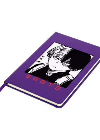 Блокнот А5 Шото Моя геройська академія (Shoto My Hero Academia) Фіолетовий (92228-3051-PU) MobiPrint (257325818)