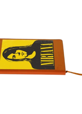 Блокнот А5 Курт Кобейн Нирвана (Kurt Cobain Nirvana) Оранжевый (92228-2970-OG) MobiPrint (257322450)