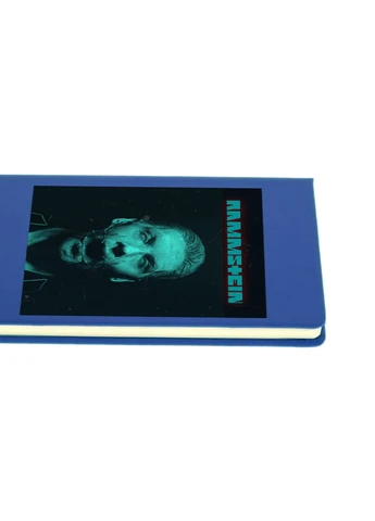 Блокнот А5 Рамштайн (Rammstein) Светло-голубой (92228-2974-SK) MobiPrint (257327642)