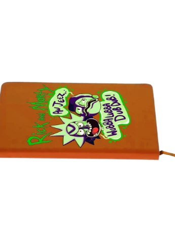 Блокнот А5 Рик Санчез Рик и Морти (Rick Sanchez Rick and Morty) Оранжевый (92228-2937-OG) MobiPrint (257323888)