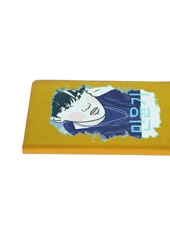 Блокнот А5 Мин Юнги БТС (Min Yoongi BTS) Желтый (92228-3260-SY) MobiPrint (257327589)