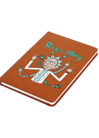 Блокнот А5 Рік Санчез Рік та Морті (Rick Sanchez Rick and Morty) Помаранчевий (92228-2948-OG) MobiPrint (257324934)