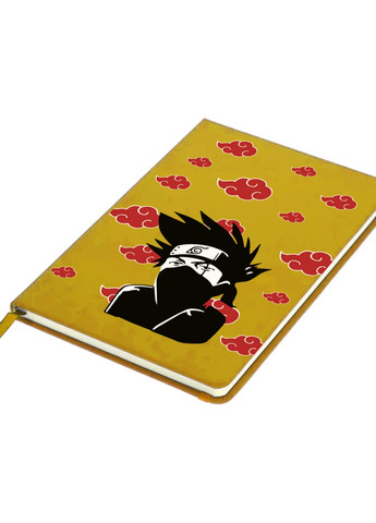 Блокнот А5 Какаши Хатаке Наруто (Hatake Kakashi Naruto) Желтый (92228-3054-SY) MobiPrint (257327505)