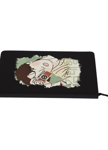 Блокнот А5 Кім Тхехен БТС (Kim Tae-hyung BTS) Чорний (92228-3262-BK) MobiPrint (257322717)