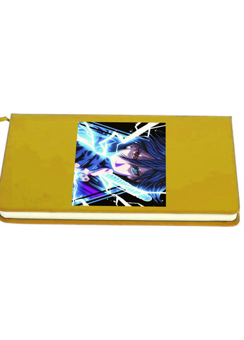 Блокнот А5 Саске Наруто (Uchiha Sasuke, Naruto) Жовтий (92228-3084-SY) MobiPrint (257325638)